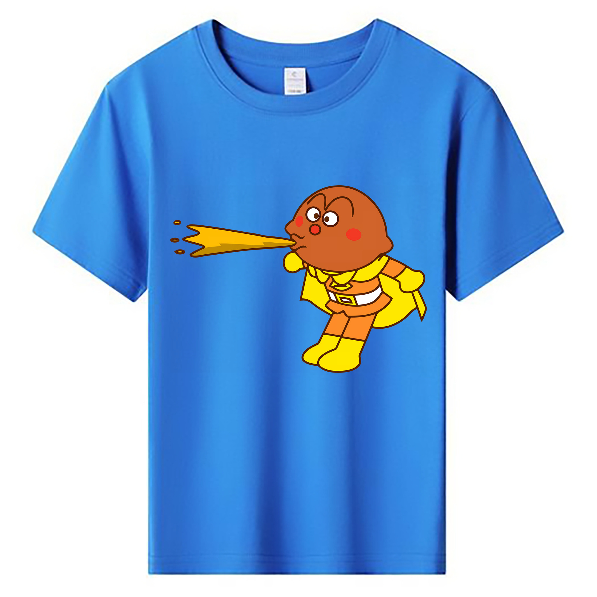（画像用） アンパンマン Anpanman 綿100％キッズTシャツ（フロントプリント）